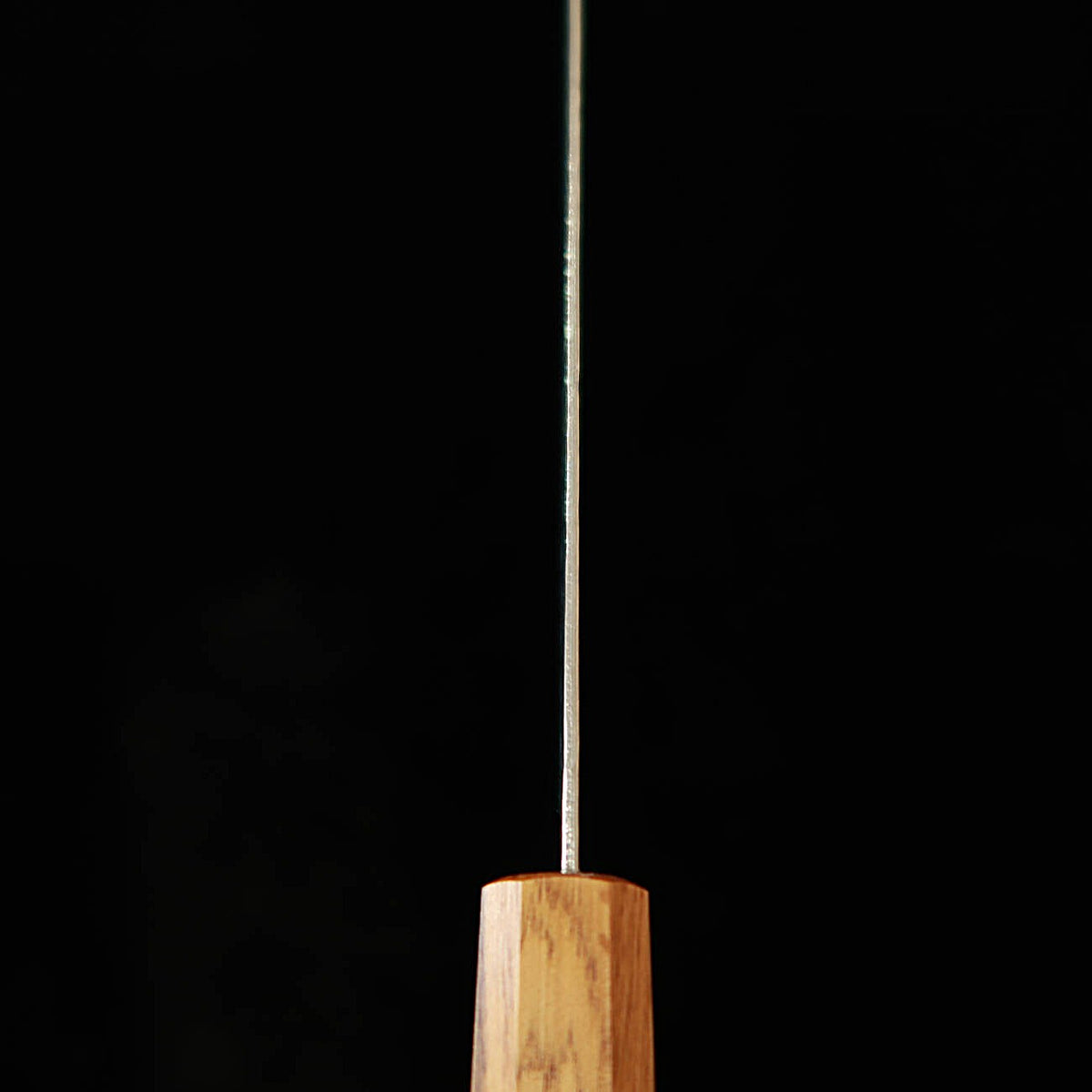 Miura Nakiri AUS10 Rope Pattern Damascus Oak Octagonal Handle (165mm)