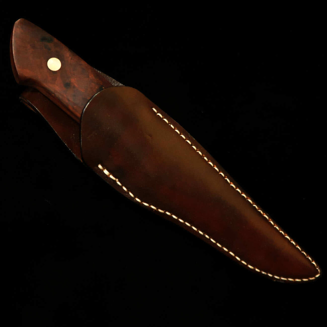 武田刃物TAKEDA　備中手打ち鍛冶 守屋正作 シースナイフ アイアンウッドA