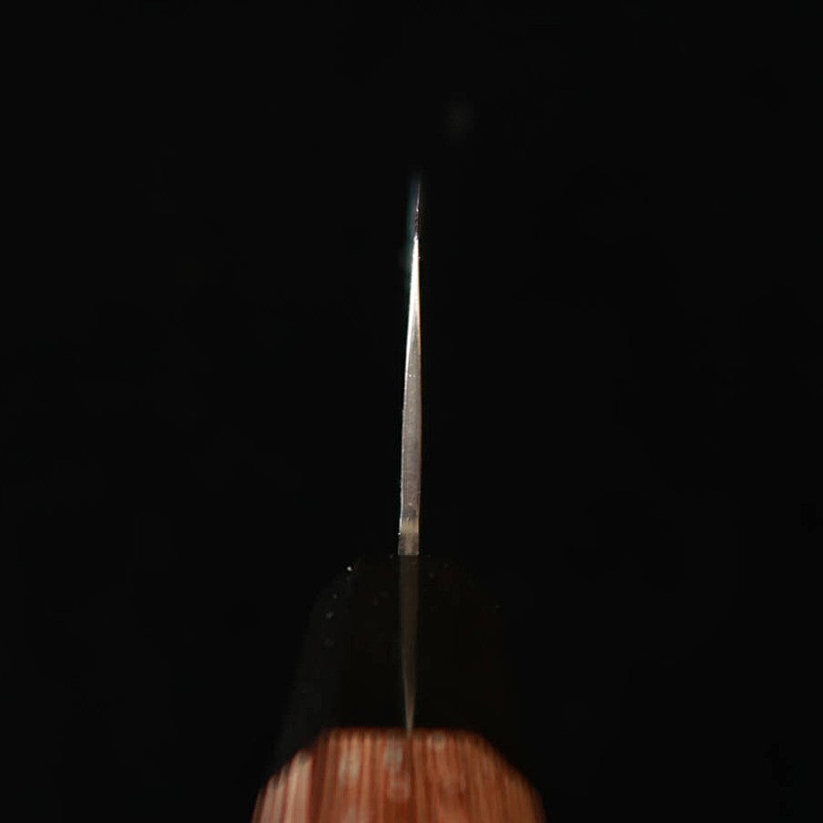 三浦 Miura 菜切 VG10 黒染 槌目ダマスカス ウェンジ八角柄（170mm）