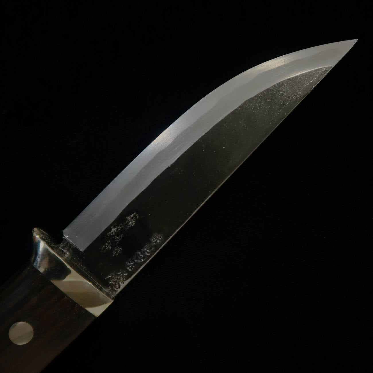 武田刃物TAKEDA　備中手打ち鍛冶 守屋正作 シースナイフ 縞黒檀