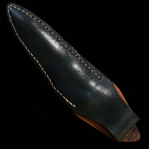 TAKEDA Cutlerie – Forgeron artisanal de Bitchū, œuvre de Masashi Moriya – Couteau fixe, Buckeye