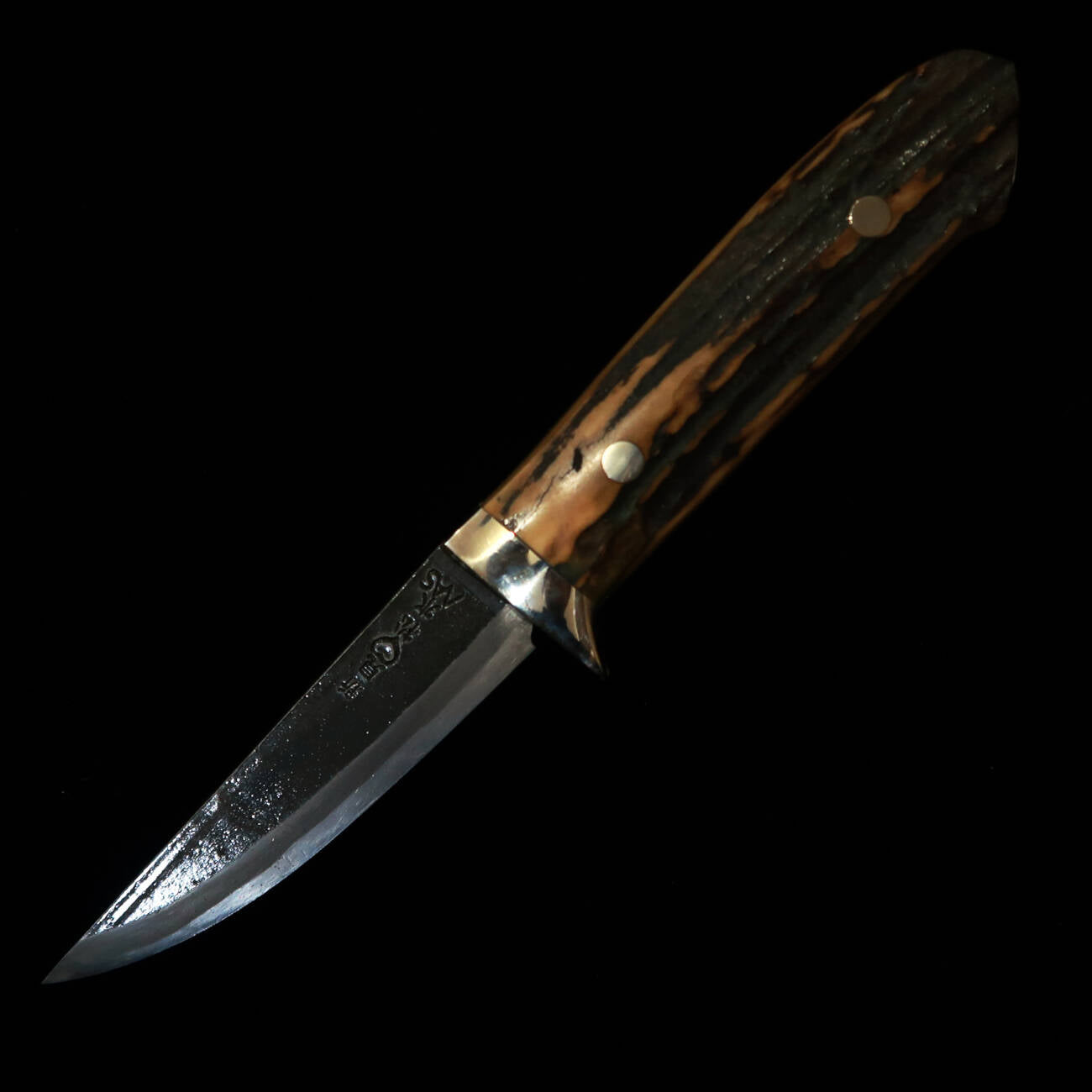 武田刃物TAKEDA　備中手打ち鍛冶 守屋正作 シースナイフ スタッグB