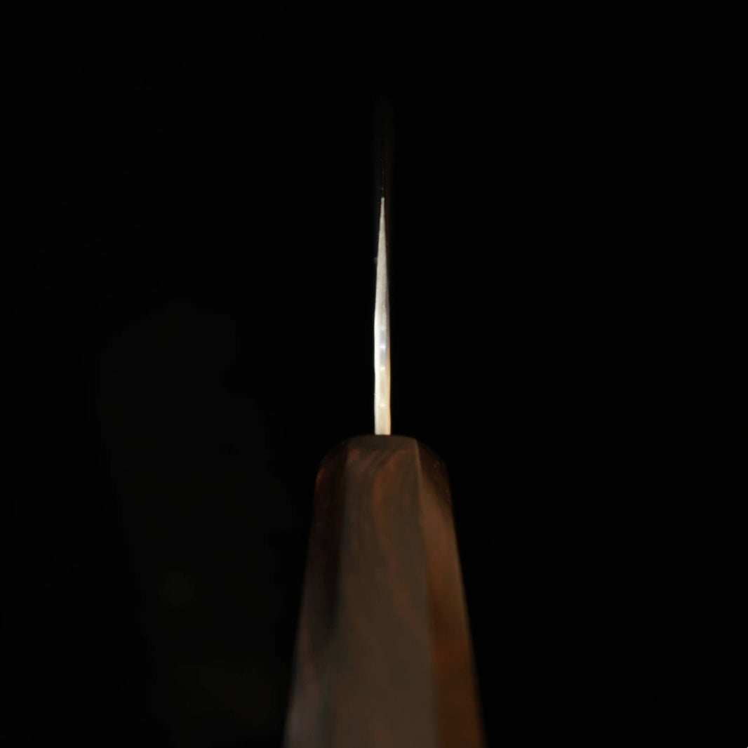 Nigara Forging Works, gyuto SG2, pulido martillado, mango integral de ébano (210 mm)