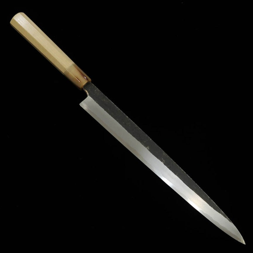 三浦頂 MIURA ITADAKI 黒打 白二鋼  柳刃 (270/300mm)
