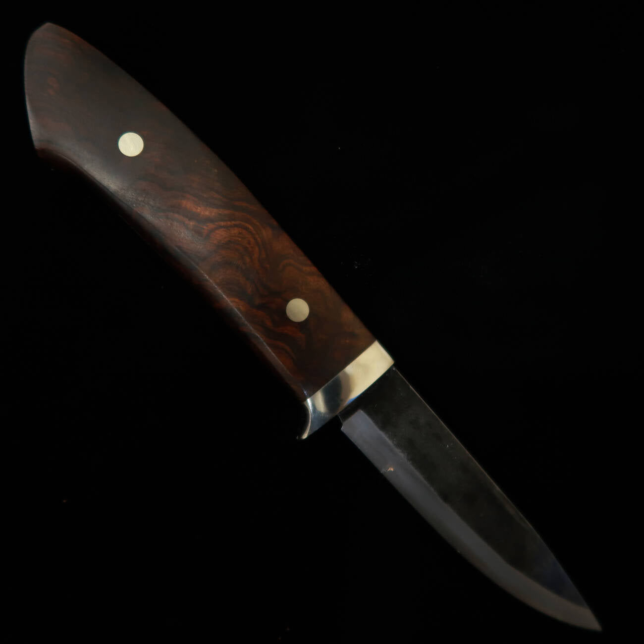 武田刃物TAKEDA　備中手打ち鍛冶 守屋正作 シースナイフ アイアンウッドD