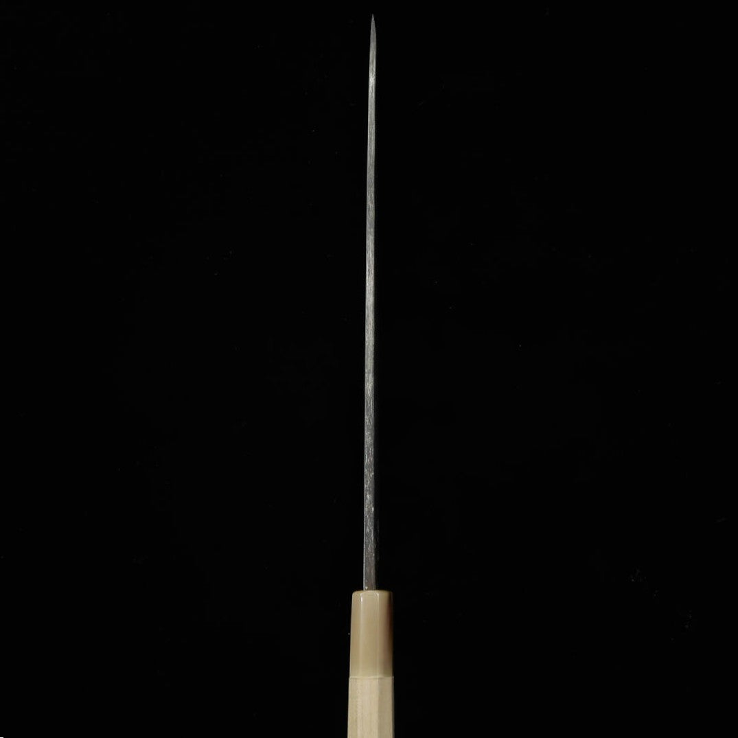 MIURA Itadaki Miura Itadaki Tanaka Giichi yanagiba acabado negro acero Shirogami No.2 (270/300 mm)