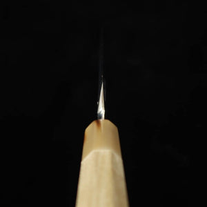 MIURA Itadaki Miura Itadaki Tanaka Giichi yanagiba acabado negro acero Shirogami No.2 (270/300 mm)