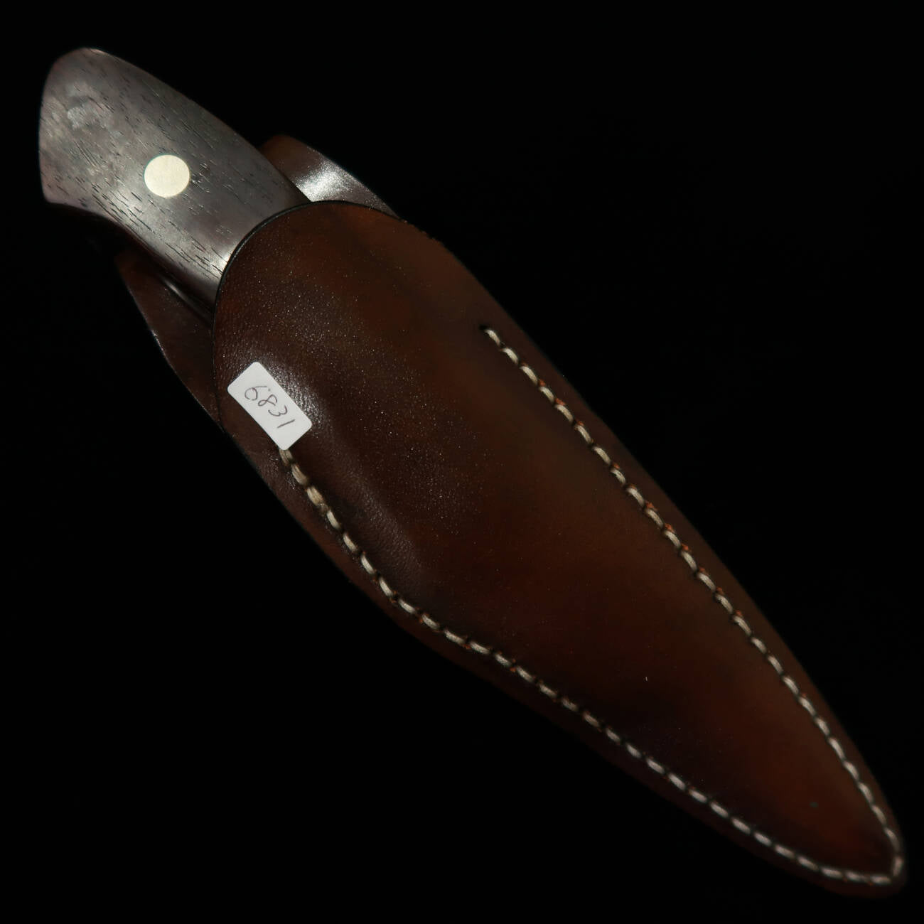 武田刃物TAKEDA　備中手打ち鍛冶 守屋正作 シースナイフ 黒檀