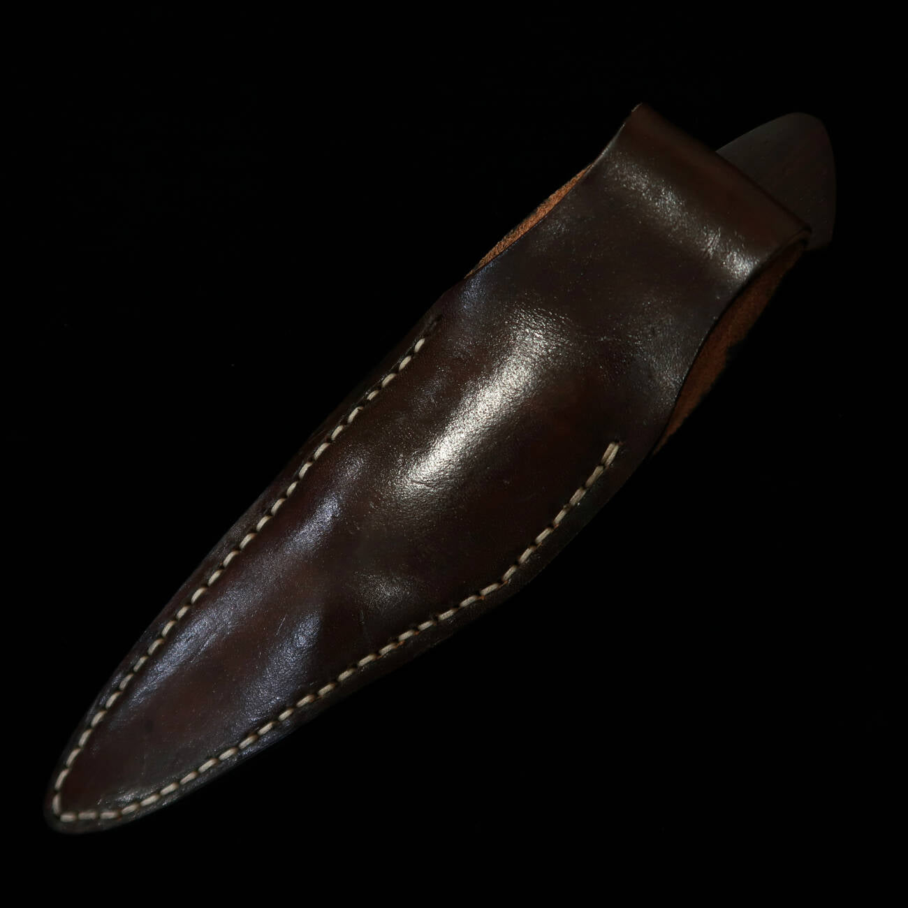 武田刃物TAKEDA　備中手打ち鍛冶 守屋正作 シースナイフ 黒檀