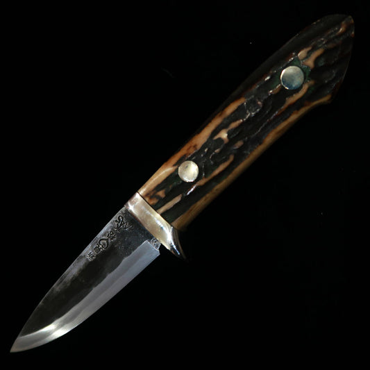 武田刃物TAKEDA　備中手打ち鍛冶 守屋正作 シースナイフ スタッグA