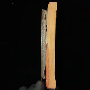 天然砥石　菖蒲谷砥石　サン型　台付き　38×150×13mm