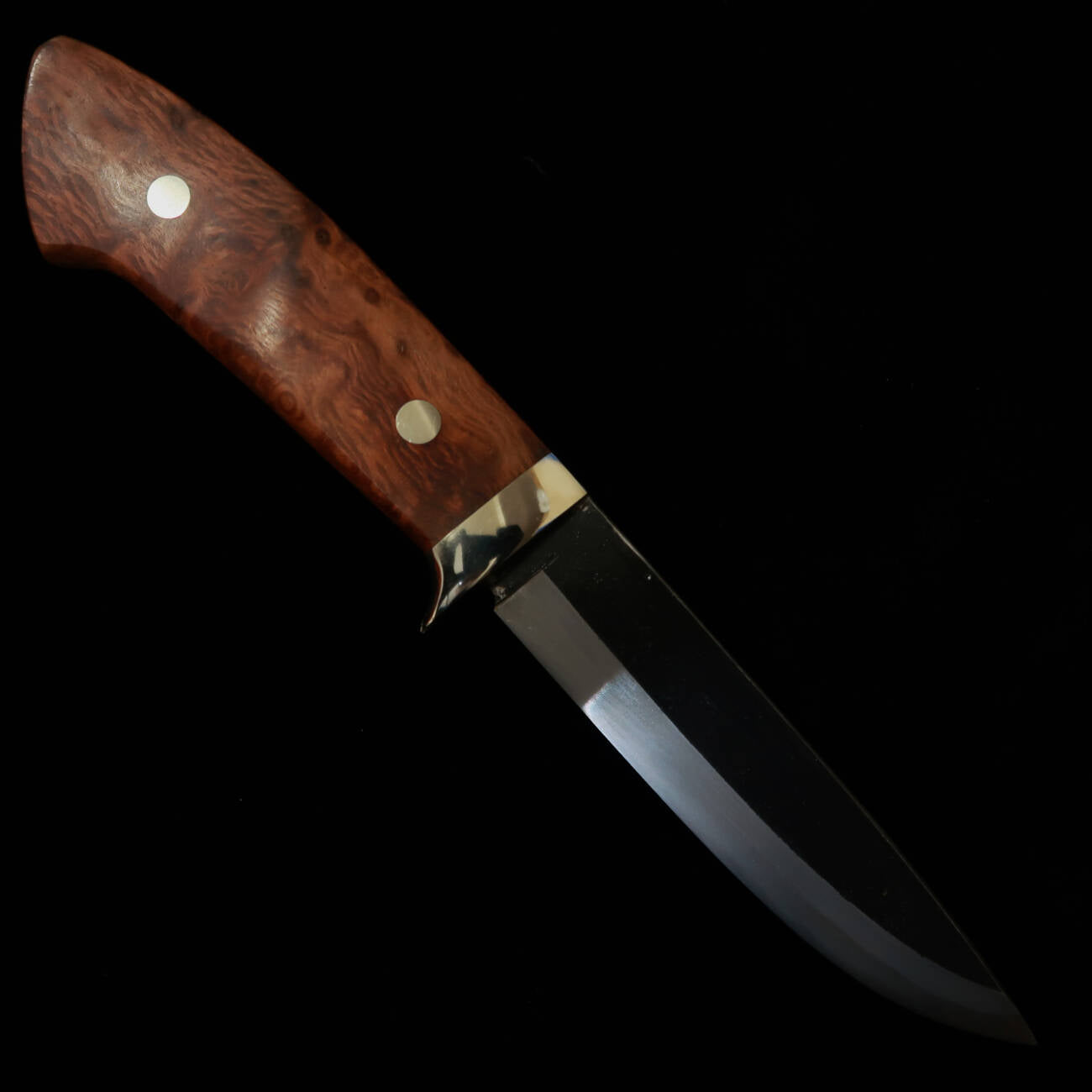 武田刃物TAKEDA　備中手打ち鍛冶 守屋正作 シースナイフ レースウッドB