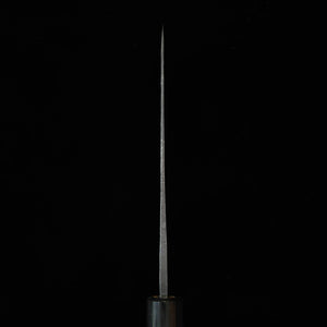 Miura by Shindo - Funayuki Aogami #2 Kurouchi, cabo em magnólia com chifre de búfalo em formato de castanha (150/165mm)