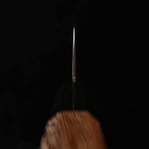 MIURA – Santoku VG10, noirci, damas martelé, manche octogonal en wengé (180 mm)