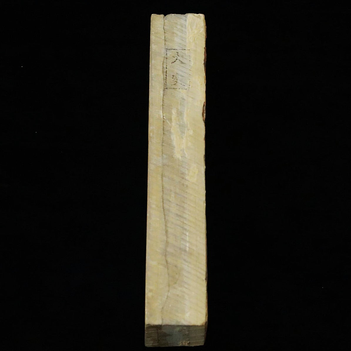 Piedra de afilar natural Ōtsuki, tipo “sol”, ancha, 67×210×37 mm
