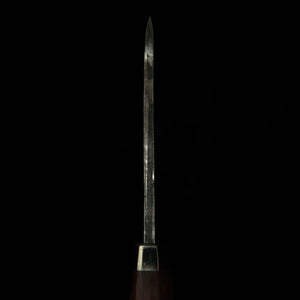 武田刃物TAKEDA　備中手打ち鍛冶 守屋正作 シースナイフ ムラサキタガヤサン
