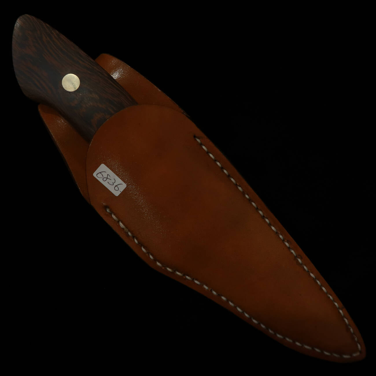 Takeda Hamono TAKEDA Forgeron de Bitchu, œuvre de Moriyama Masasaku, couteau fixe, bois violet Tagayasan