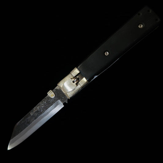 武田刃物TAKEDA　備中手打ち鍛冶 稲垣文雄作 スペシャルロックフォルダーナイフ リネンマイカルタ