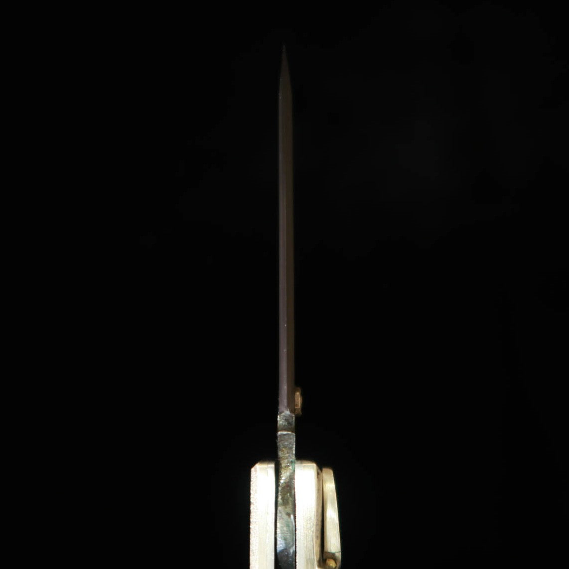 武田刃物TAKEDA　備中手打ち鍛冶 稲垣文雄作 スペシャルロックフォルダーナイフ リネンマイカルタ