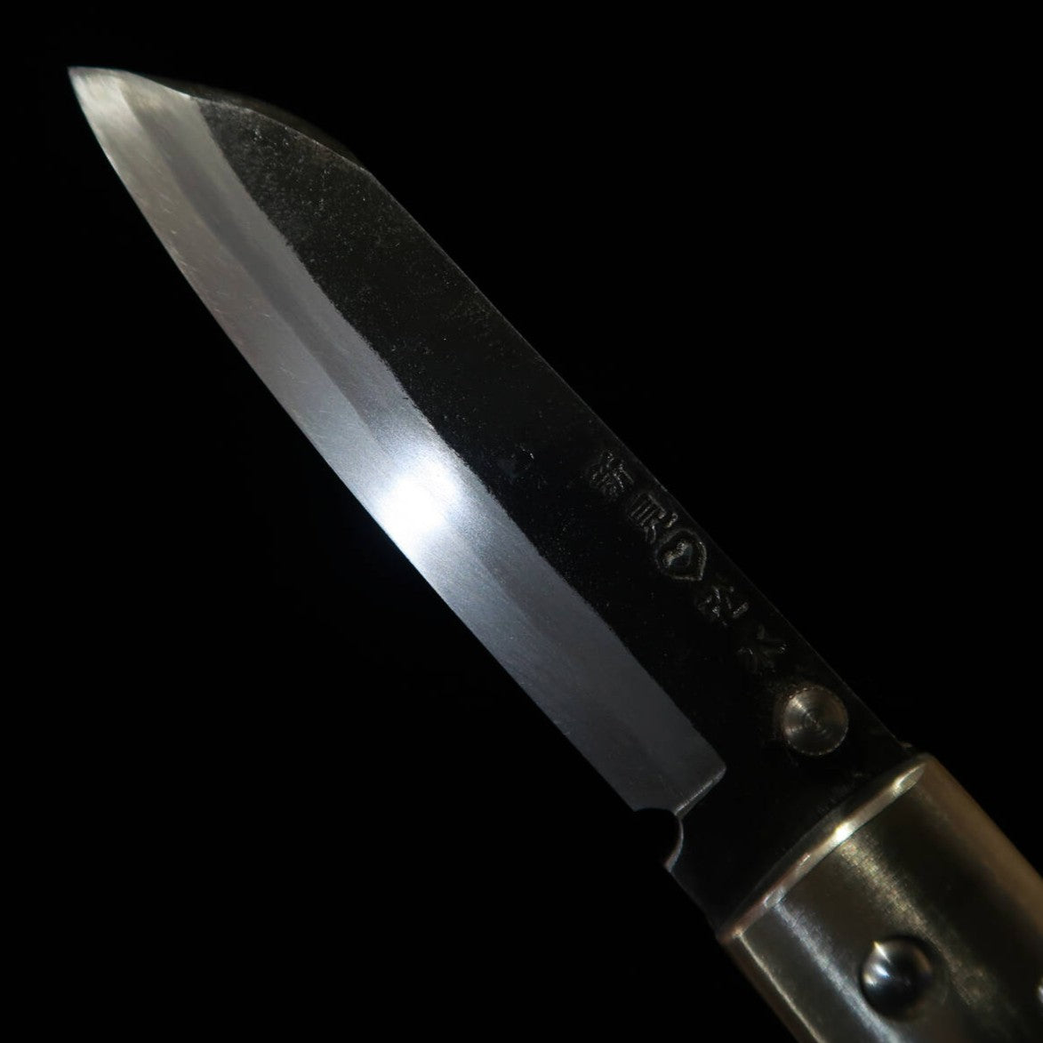 武田刃物TAKEDA　備中手打ち鍛冶 稲垣文雄作 ライナーロックフォルダーナイフ スタッグ