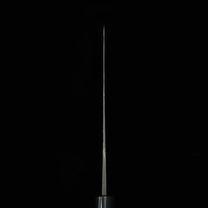 MIURA by Shindo Gyuto Aogami nº 2 acabado negro mango de magnolia con virola de búfalo en forma de castaña (180-270 mm)