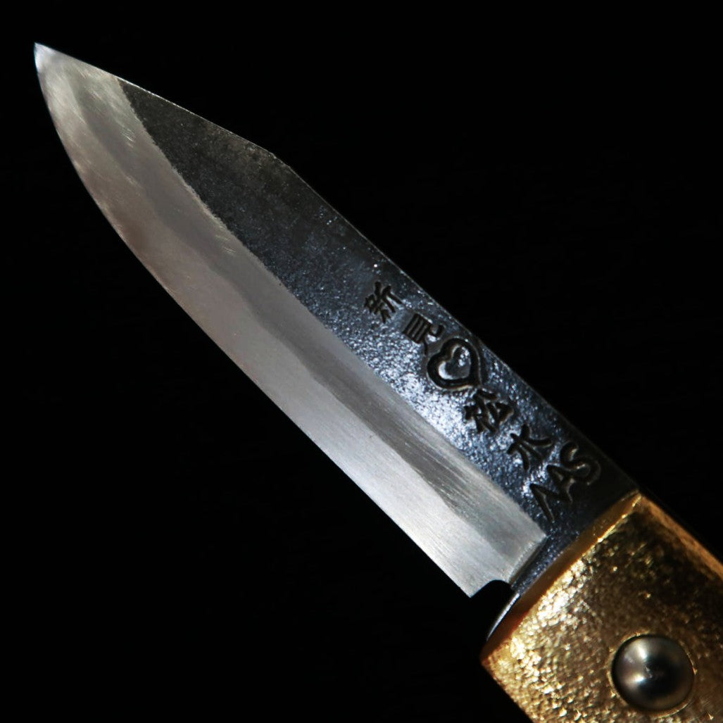 Takeda Cutelaria - Forja artesanal de Bitchu por Fumio Inagaki - Canivete liner lock, Mammoth