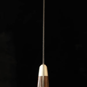 Miura MIURA Nakiri Aogami Super Kurouchi Tsuchime Cabo Marrom-escuro com Tsuba (165 mm)
