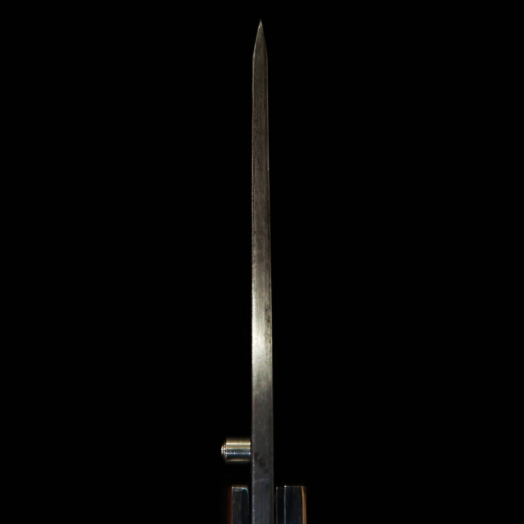 Takeda Hamono - Cutelaria Bitchu artesanal, obra de Fumio Inagaki, faca dobrável liner lock Resina B