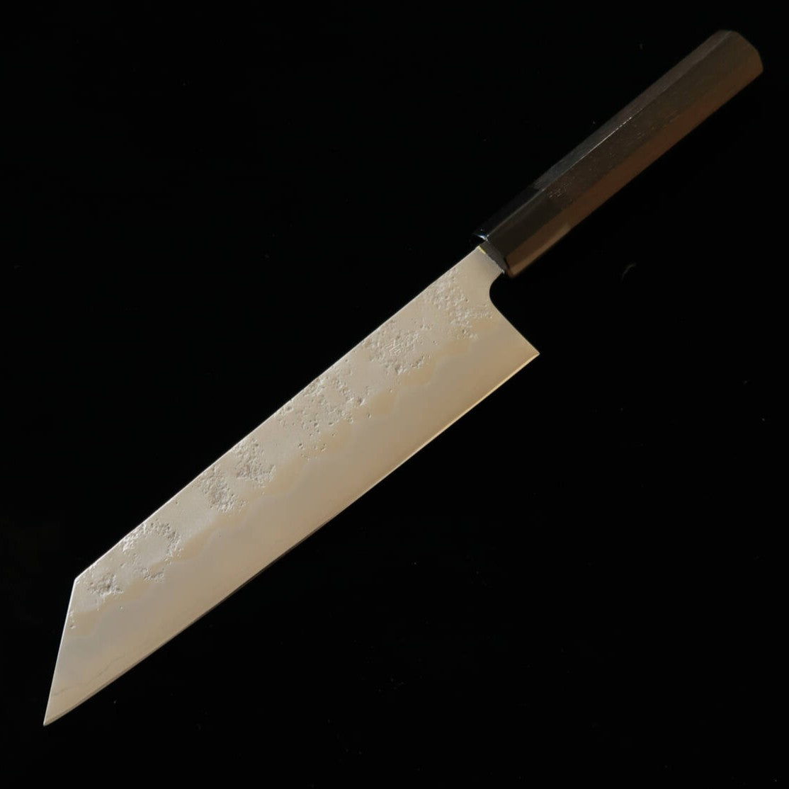 三浦MIURA 切付 銀紙三号 梨地 黒檀八角柄（210mm）