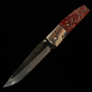 Takeda Cutlery, Bitchu Hand-Forged by Fumio Inagaki, Liner Lock Folder Knife, Resin A