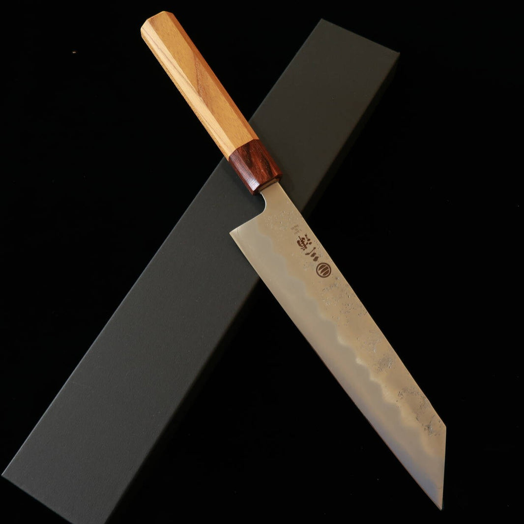 Miura MIURA Kiritsuke Aço Gin-3 Nashiji Cabo octogonal de olmo (keyaki) (210 mm)