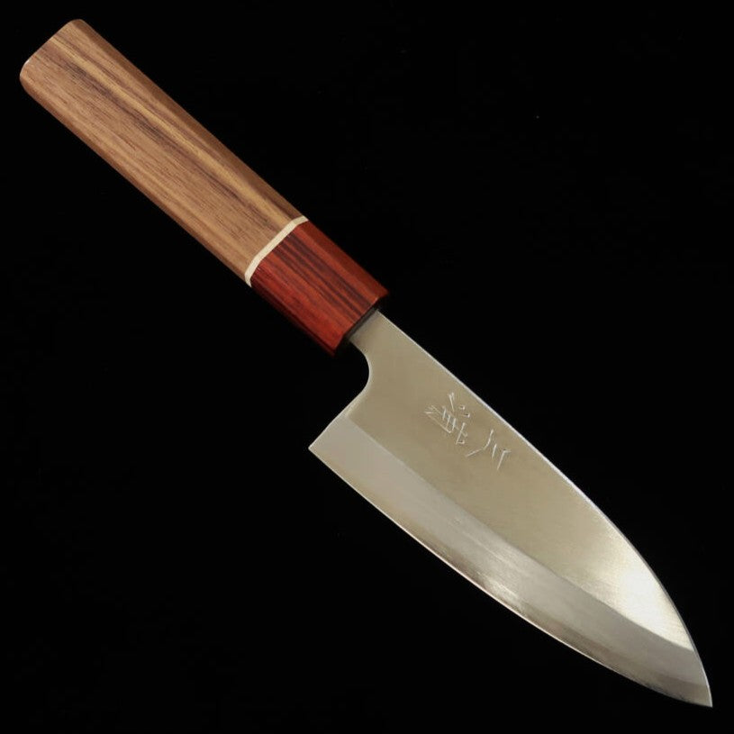 Miura MIURA pequeño deba acero molibdeno, mango de palisandro (120 mm)