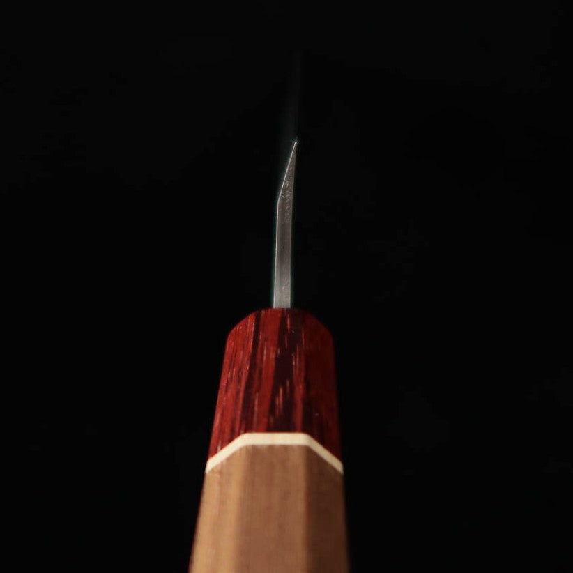 Miura Petit Deba, acier au molybdène, manche en bois de rose (120 mm)