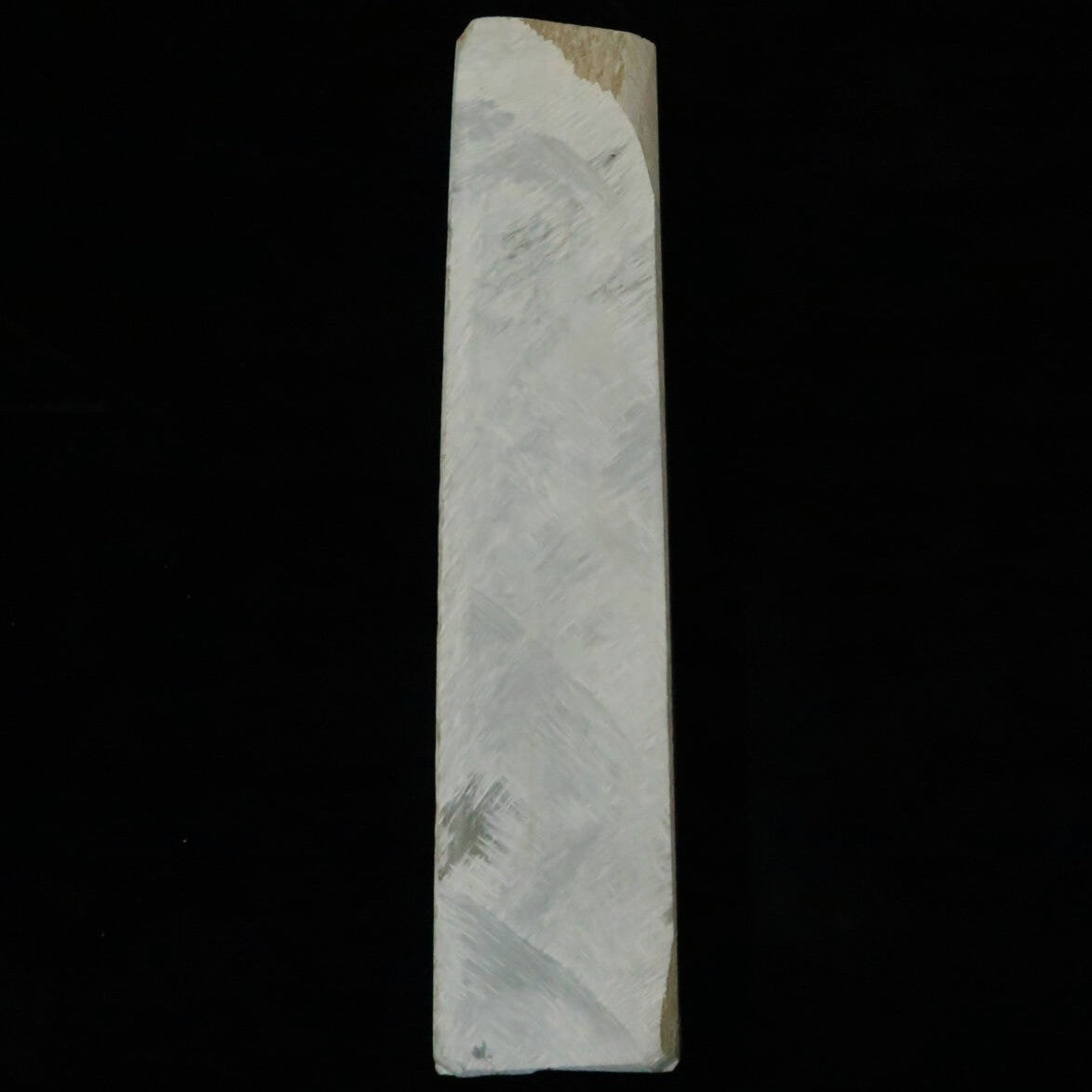 Pedra de amolar natural Nakayama Aoto, cor mizu-asagi, formato tipo “san”, 45 × 206 × 45 mm