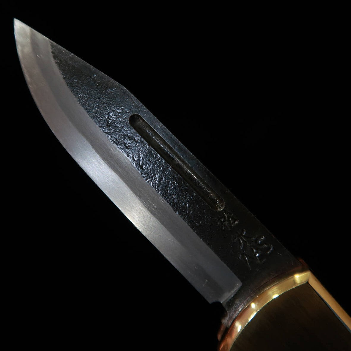 武田刃物TAKEDA　備中手打ち鍛冶 稲垣文雄作 バックロックフォルダーナイフ マンモス