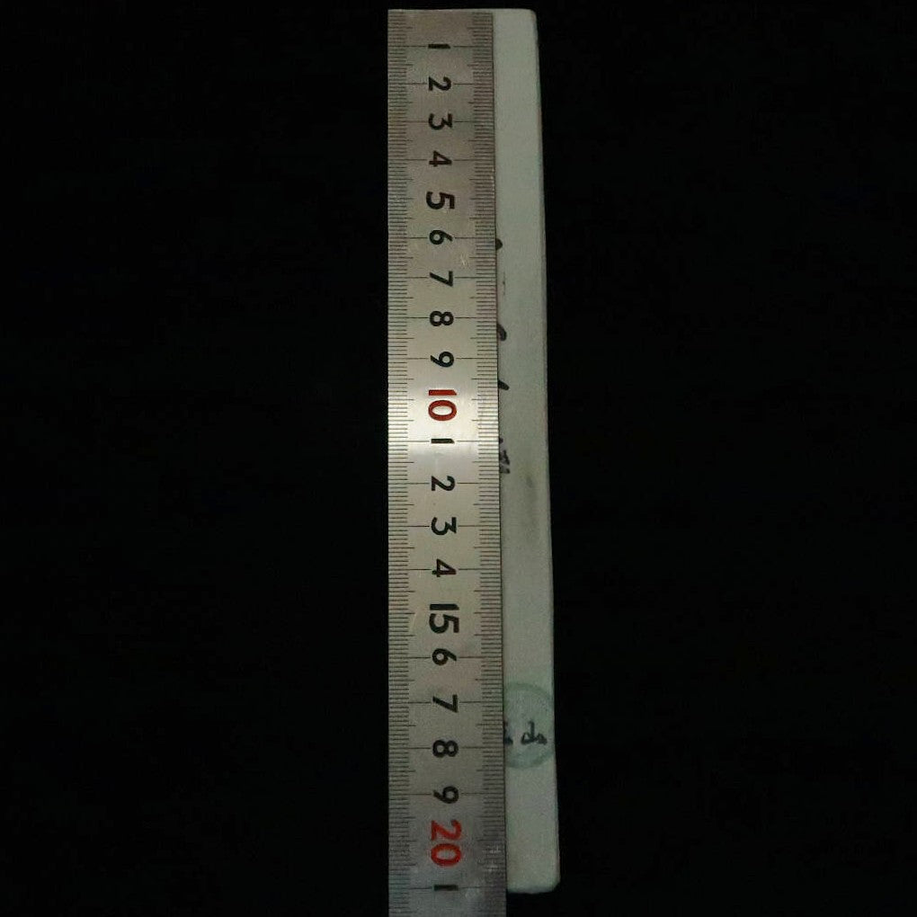 Pedra de amolar natural Nakayama awasedo, mizu-asagi, tipo sun, 36×213×24 mm