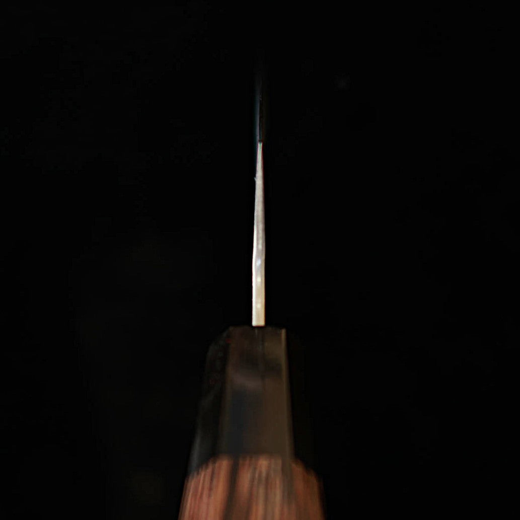 Faca de Chef Nigara Hamono Aogami Super Tsuchime com Cabo Octogonal de Wenge (210-270mm)
