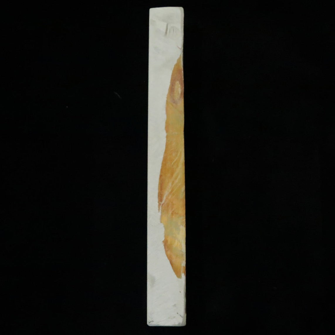 Pedra de amolar natural Nakayama awasedo, mizu-asagi, tipo sun, 36×213×24 mm