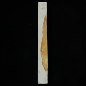 Pedra de amolar natural Nakayama awasedo, mizu-asagi, tipo sun, 36×213×24 mm