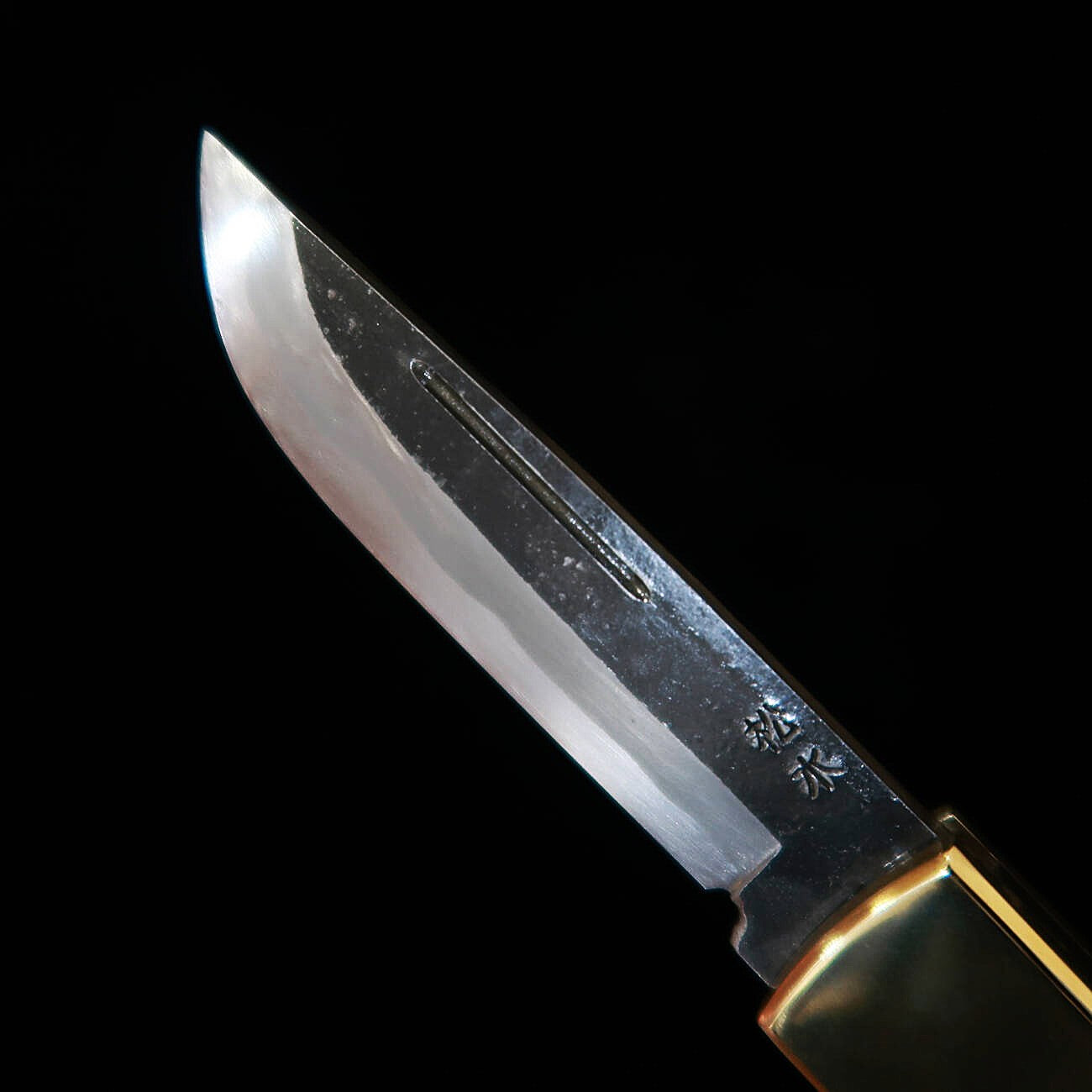 武田刃物TAKEDA　備中手打ち鍛冶 稲垣文雄作 バックロックフォルダーナイフ パール/マンモストゥース/ハニカム