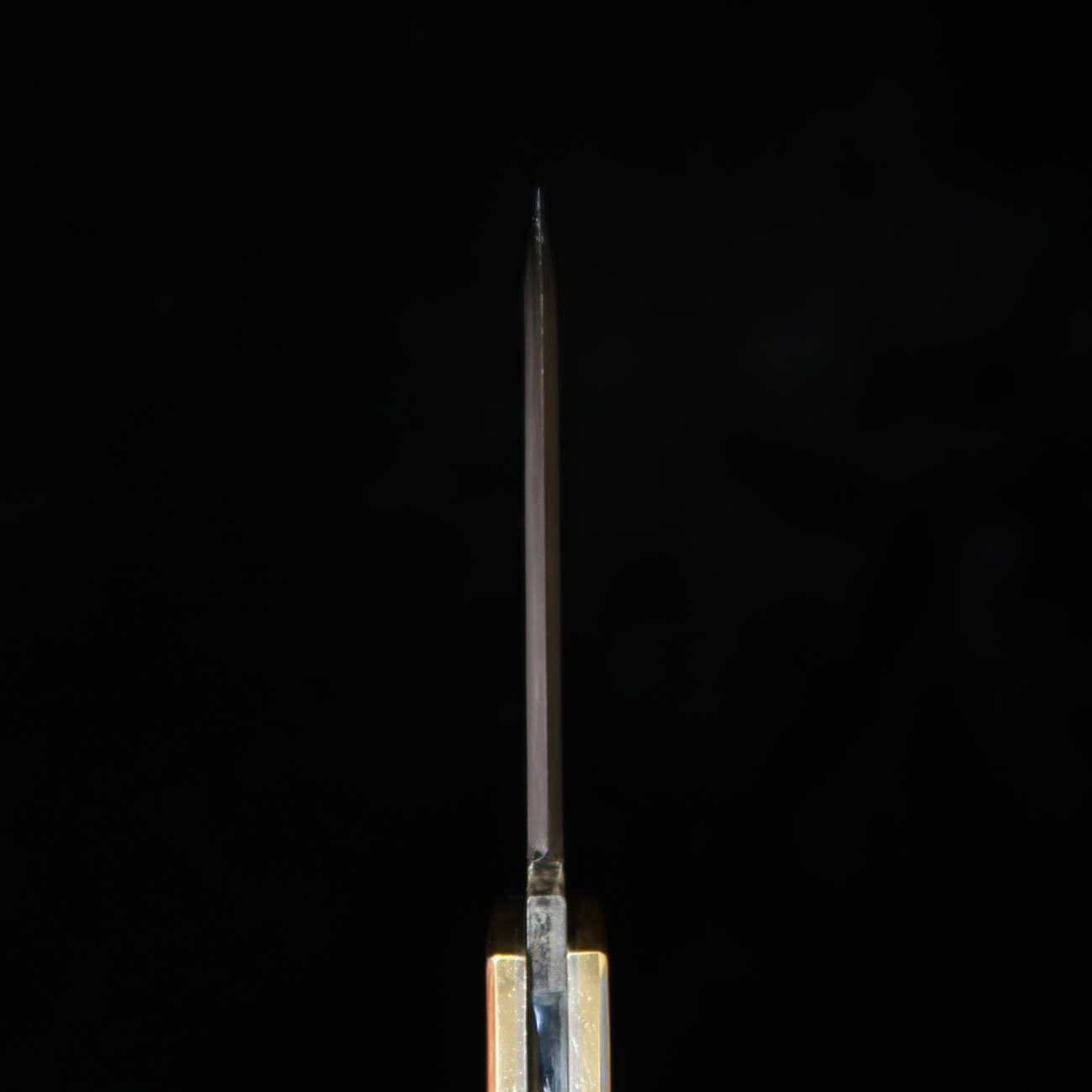 武田刃物TAKEDA　備中手打ち鍛冶 稲垣文雄作 バックロックフォルダーナイフ パール/マンモストゥース/ハニカム