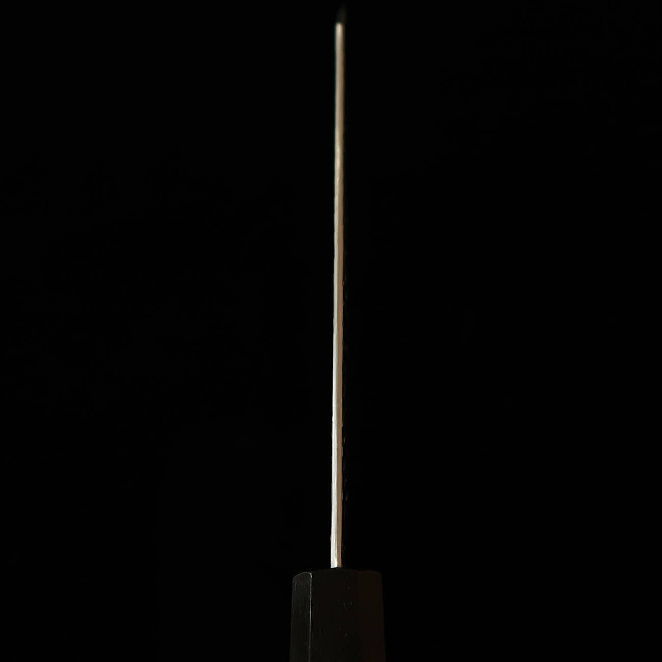 二唐刃物鍛造所 NIGARA SG2 磨き槌目 切付牛刀 黒檀一体型柄 (210mm)