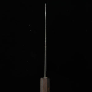三浦MIURA 三徳 村雨 青紙二号 黒打ち 胡桃八角柄（165mm）