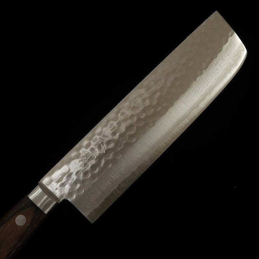 Miura MIURA Koku-ryu Nakiri VG10 Damas, manche en frêne brun (170mm)