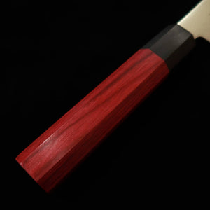 V.ROAD  濃州正恒作 Nosyu Masatsune 三徳 VG10 全面ダマスカス 積層強化合板柄 赤×黒（180mm）