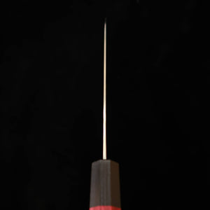 V.ROAD  濃州正恒作 Nosyu Masatsune 三徳 VG10 全面ダマスカス 積層強化合板柄 赤×黒（180mm）