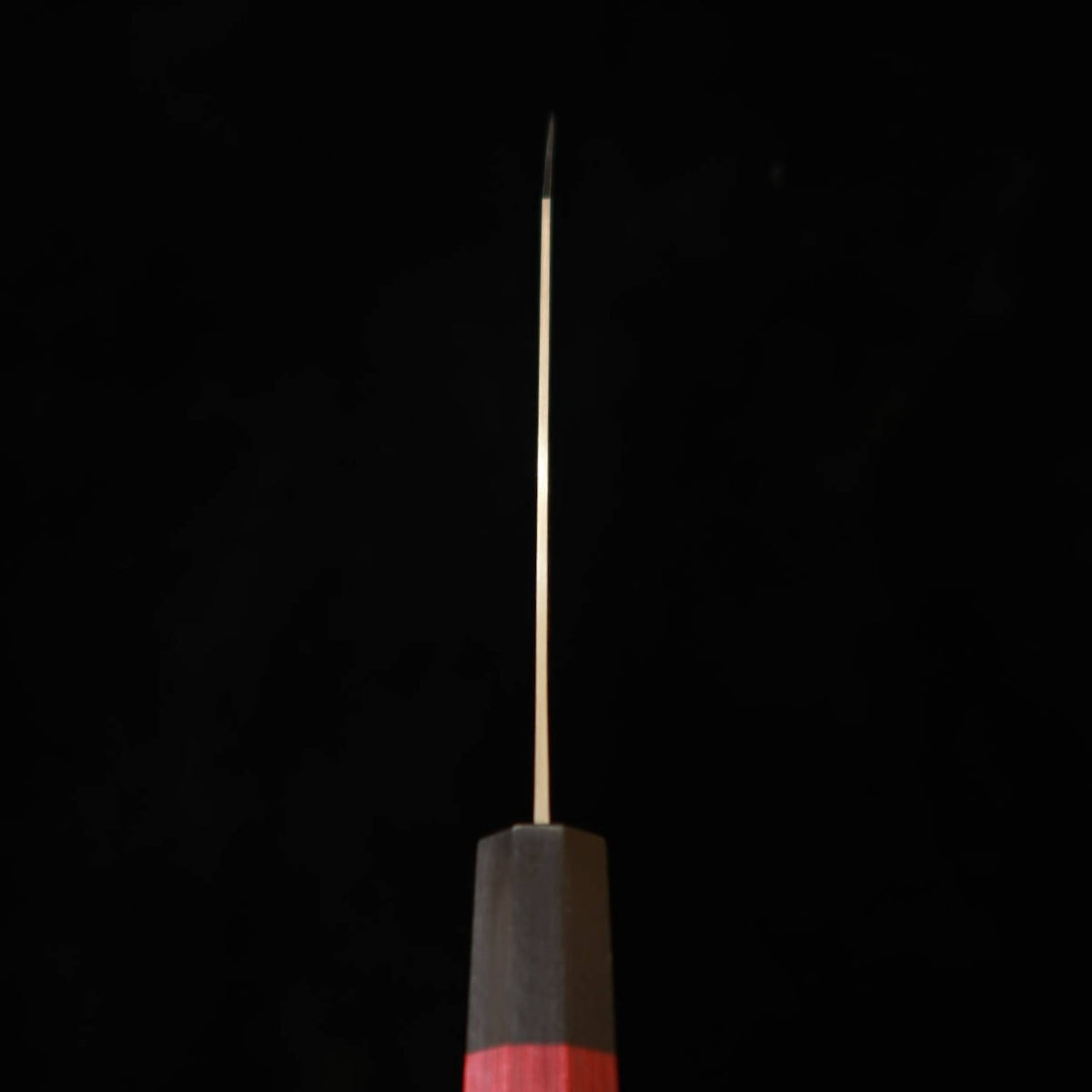 V.ROAD  濃州正恒作 Nosyu Masatsune 切付 VG10 全面ダマスカス 積層強化合板柄 赤×黒（180mm）