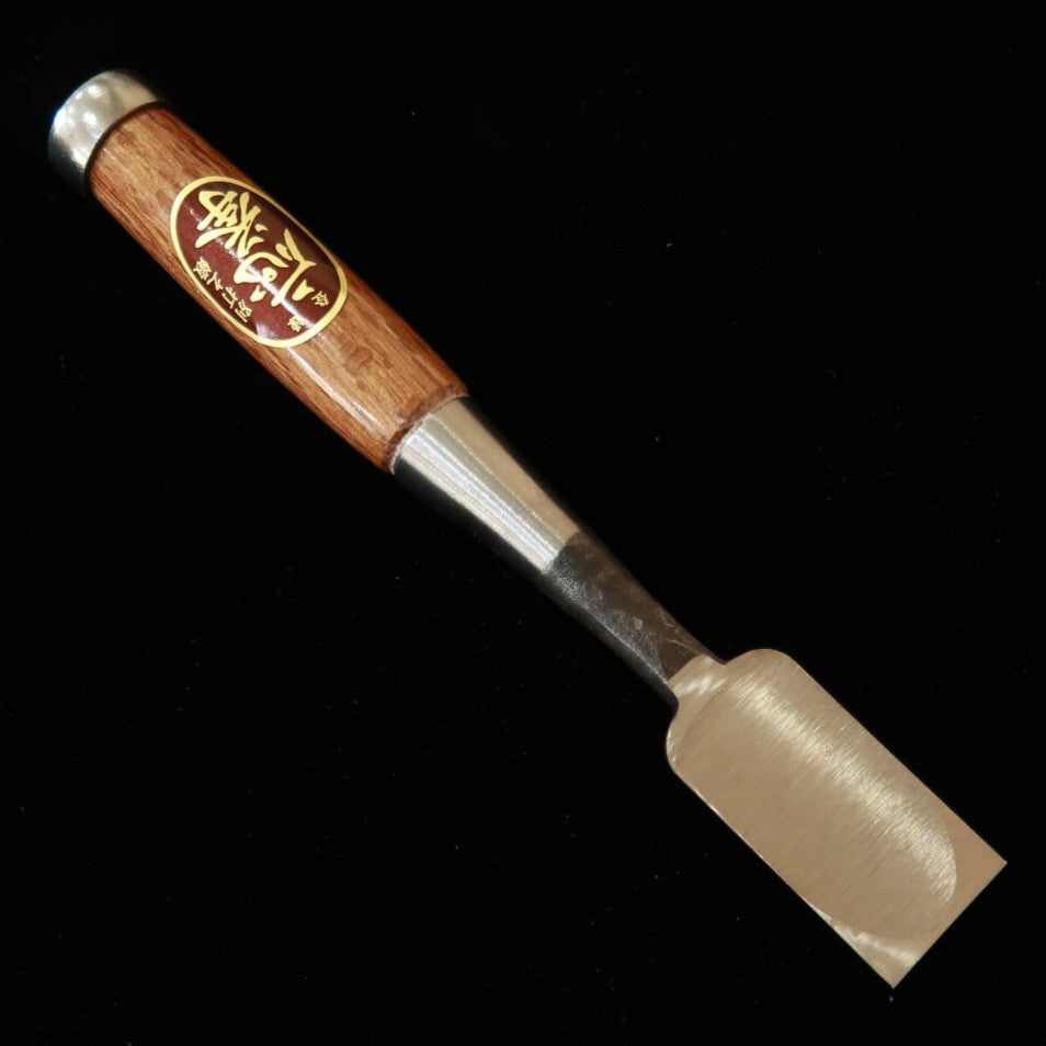 AMENOMA Oken Oire Nomi Ouchi Chisels with Red Oak Handle, 6-Piece Set (6, 9, 12, 18, 24, 30mm) in Canvas Roll