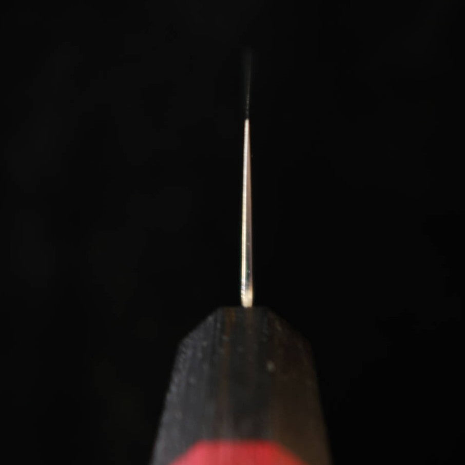 V.ROAD  濃州正恒作 Nosyu Masatsune 切付 VG10 全面ダマスカス 積層強化合板柄 赤×黒（180mm）