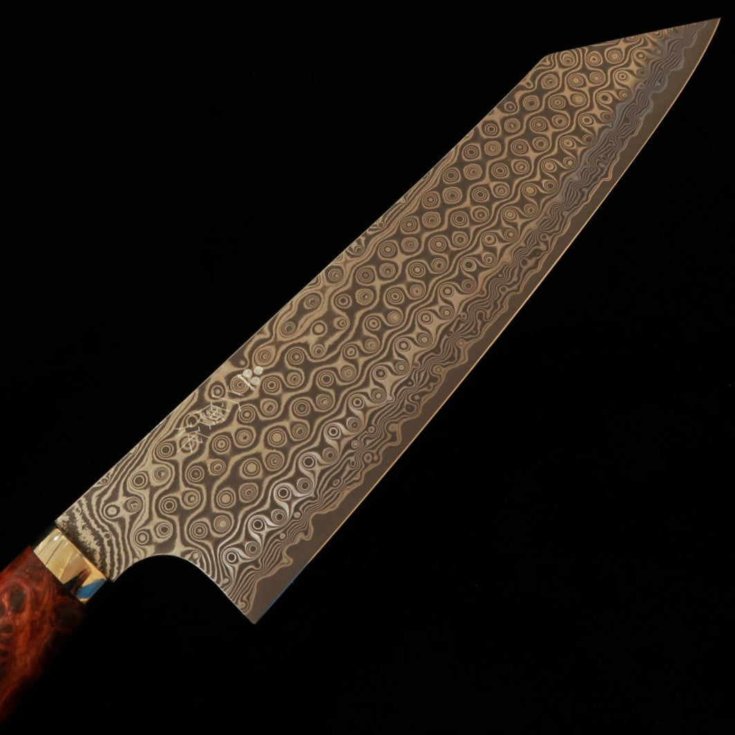 二唐刃物鍛造所 NIGARA SG2 暗紋 切付牛刀 花梨ハンドル (240mm
